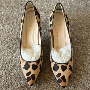 Cole Haan size 8 calf hair pumps *worn once*